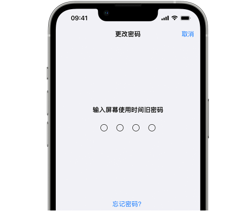 湛江iPhone屏幕维修分享iPhone屏幕使用时间密码忘记了怎么办 