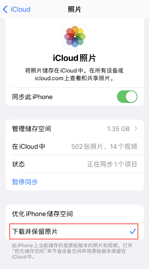 湛江苹果手机维修分享iPhone 无法加载高质量照片怎么办 