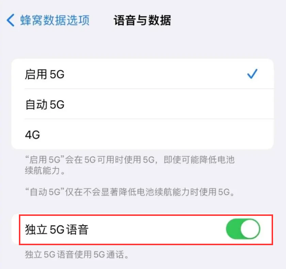 湛江苹果14维修分享iPhone 14 Pro如何开启VoNR 