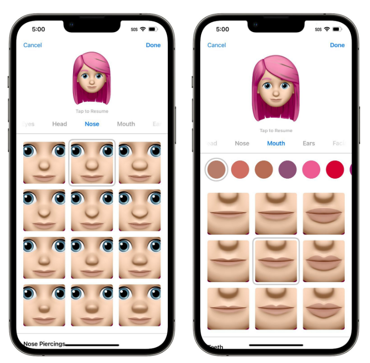 湛江苹果手机维修分享​iOS 16中的拟我表情有了哪些变化和升级 