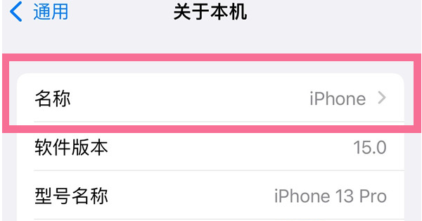 湛江苹果13维修分享iPhone 13热点名字设置教程 