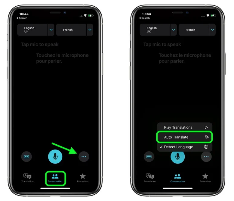 湛江苹果手机维修分享iOS 15 “翻译” App 新改进 