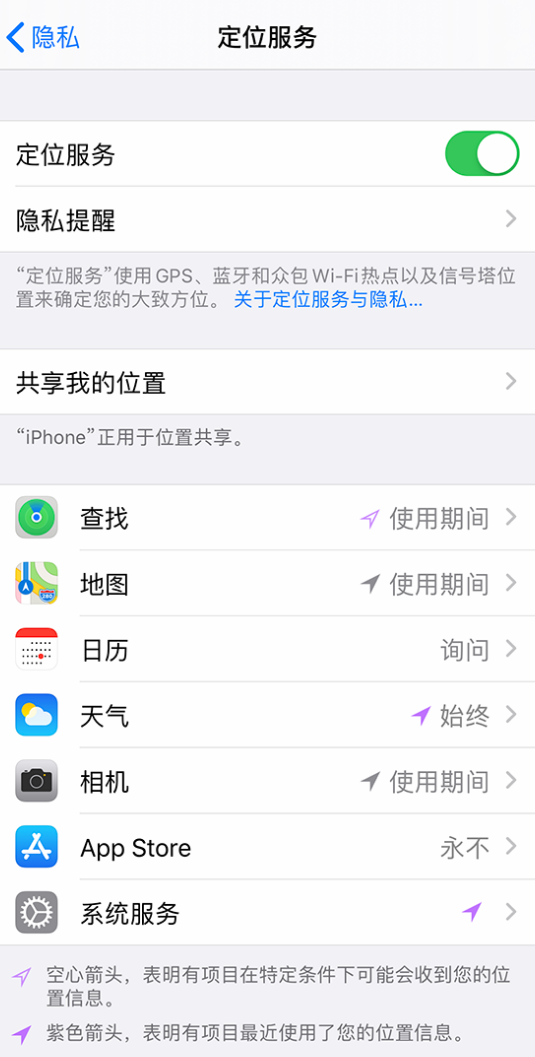 湛江苹果手机维修分享iPhone 状态栏中时间显示为蓝色图标是什么情况 